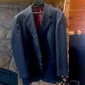 Mens, 3 button, Blue Sport Coat